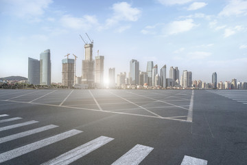 青岛建筑景观和公路路面