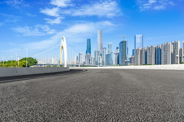 广州建筑景观和城市道路