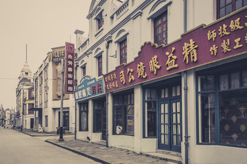 老上海店铺