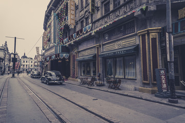老上海民国建筑场景