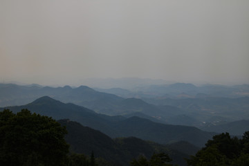 群山远景