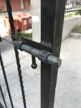 小铁门锁