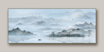 水墨山水畫