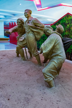 焦裕祿紀(jì)念館群雕