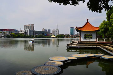 芜湖镜湖风光