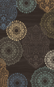 抽象地毯图案