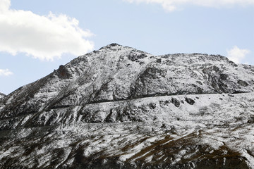 雪山盤山路