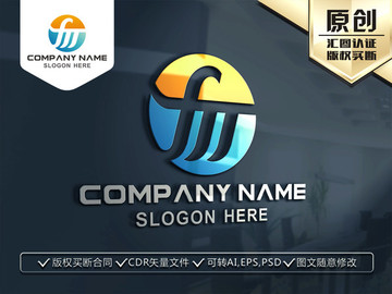 FM字母LOGO设计