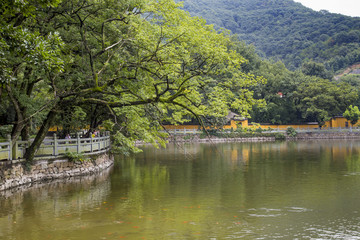 浙江宁波鄞州阿育王寺万工池