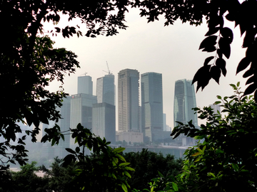 嘉陵江畔风景