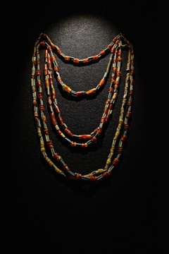 古代西周朝红玛瑙项链串饰