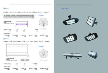 路灯配光曲线图LED灯具照度图