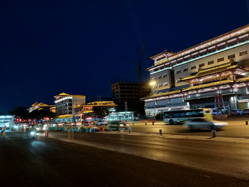 西安西大街夜景