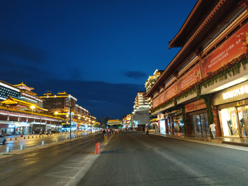 西安西大街夜景