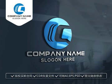 C字母LOGO设计