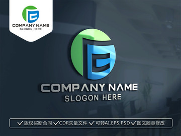 FC字母LOGO設(shè)計