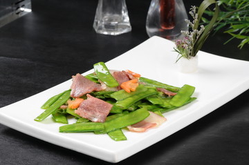 荷蘭豆炒肉