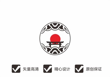 日式logo