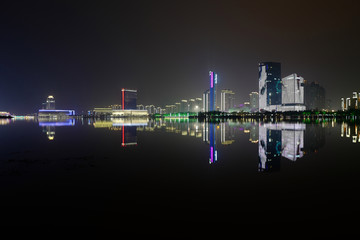 晚上的夜景