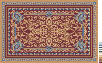 欧式地毯现代地毯