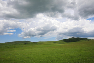 深草山坡草场