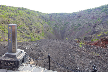 五大连池老黑山火山口