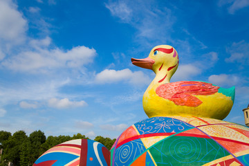 安徒生乐园鸭子雕塑
