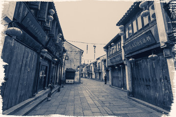 老苏州古镇照片