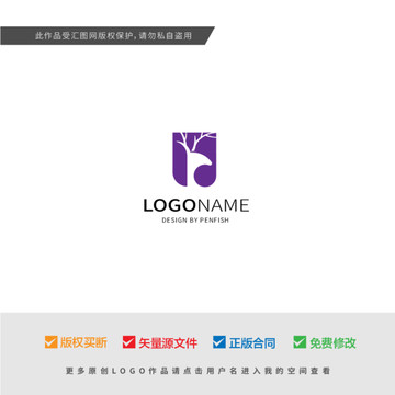 鹿頭logo
