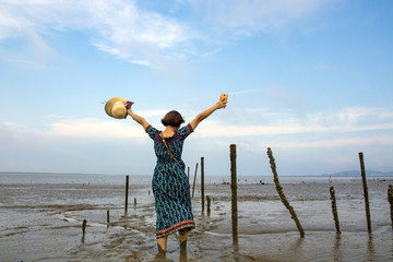 海边女人