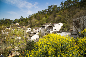 上饶婺源篁岭景区篁岭古村落