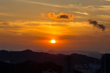 落日夕阳云彩