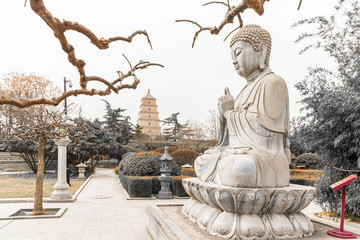 西安大慈恩寺大雁塔如来佛祖