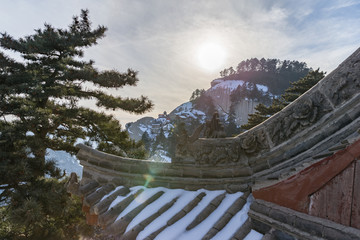 古建筑与华山