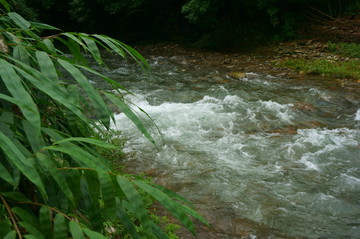 山间溪流