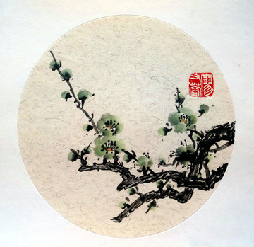 國畫梅花