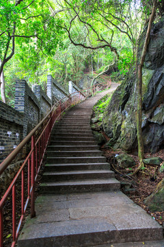 灵山六峰山风景名胜区台阶