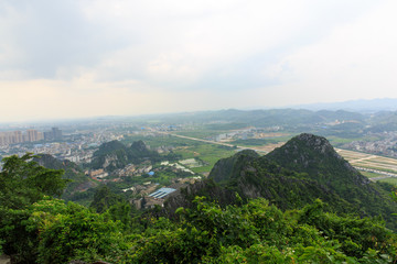 灵山六峰山风景名胜区风光