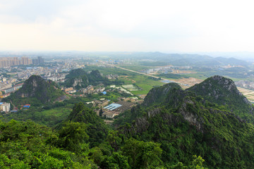 灵山六峰山风景名胜区风光