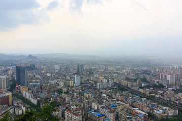 广西钦州市灵山县县城风光