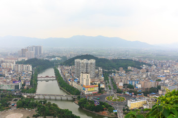 钦州灵山县城风光