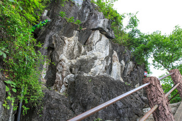 灵山六峰山景区岩石