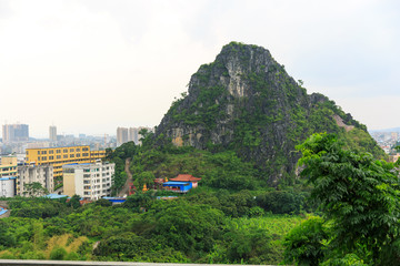 灵山六峰山风景名胜区山峰风光