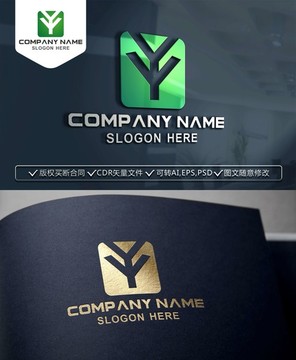 Y字母大樹LOGO