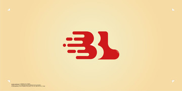 BL字母設(shè)計(jì)標(biāo)志LOGO