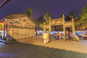 成都锦里夜景