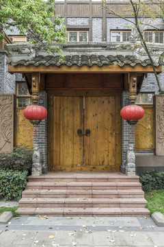 中式大門