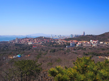 山东青岛都市风光海滨风光