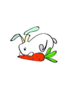 小兔吃蘿卜
