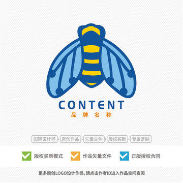 抽象卡通知了logo